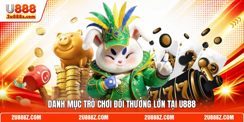 Danh mục trò chơi đổi thưởng lớn tại U888